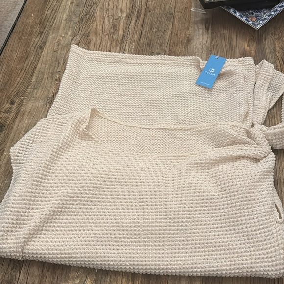 Cupshe Knit Off Shoulder Summer Dress - Picture 2 of 2